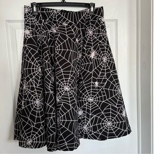 Black Spider Web Skirt